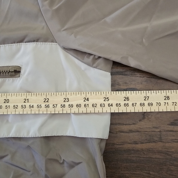 Ruxen Jacket Mens Large Tan Quarter Zip Pullover Windbreaker European NEW - Picture 10 of 12